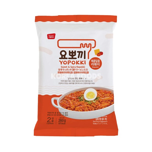 YP Yopokki Rapokki Pack – Sweet & Spicy 260g