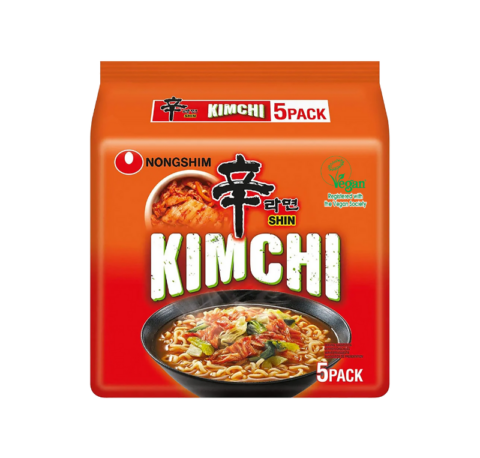 Nongshim Shin Kimchi Ramyun Multi 120g Pk5